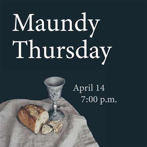 what is maundy thursday service